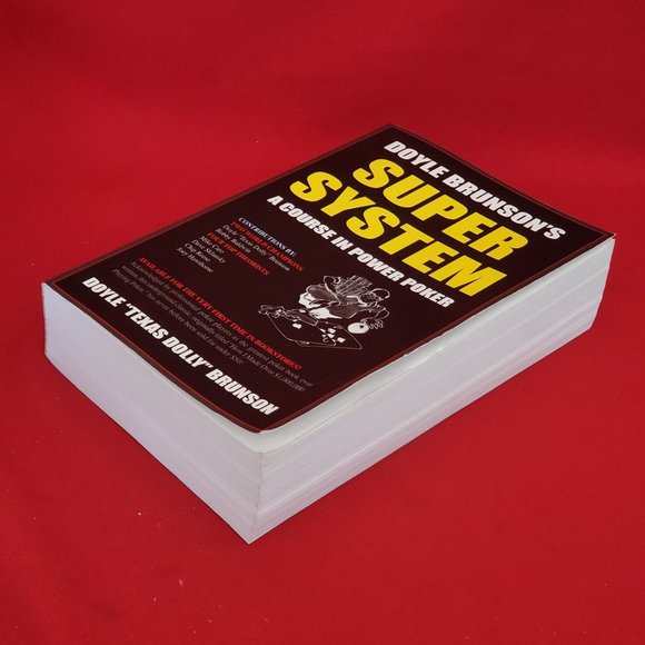 Super System A Course in Power Poker Doyle Brunson Softcover - Picture 8 of 13